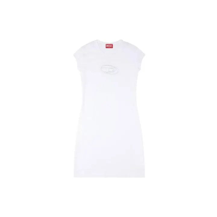 Diesel Diesel Short Sleeve A-Line Dress for Women 0079 Size XXS / US 00 / IT 34 - 2 Thumbnail