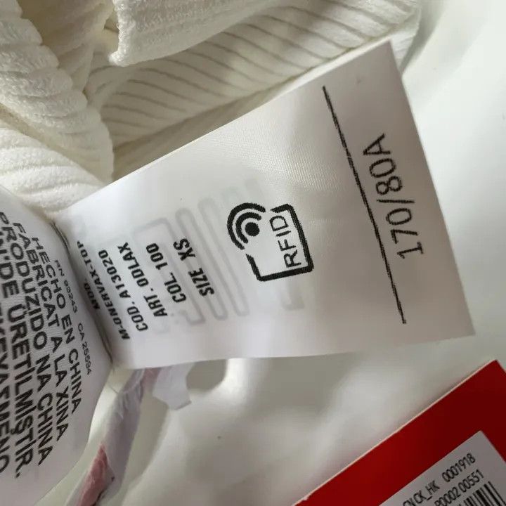 Diesel Diesel Oval D Ribbed White Tank Top 0079 Size XS / US 0-2 / IT 36-38 - 6 Thumbnail