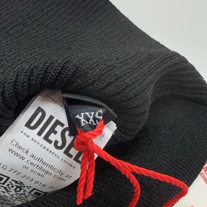 Diesel Diesel FW23 Black High Neck Vest 0079 Size XXS / US 00 / IT 34 - 6 Thumbnail