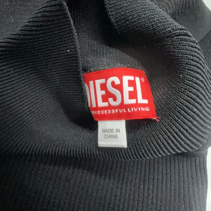 Diesel Diesel FW23 Black High Neck Vest 0079 Size XXS / US 00 / IT 34 - 4 Thumbnail