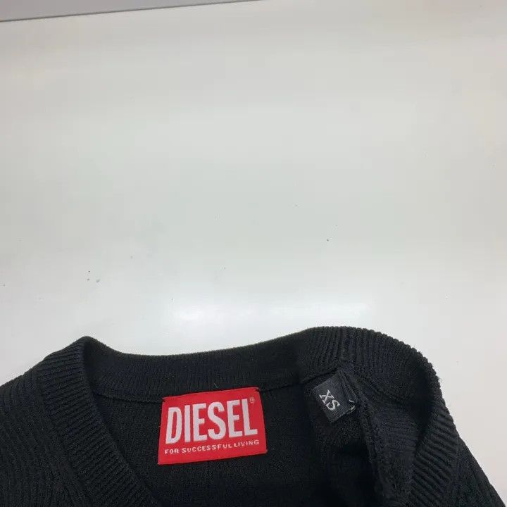 Diesel Diesel FW22 Black Sleeveless Logo Tank Top 0079 Size XS / US 0-2 / IT 36-38 - 4 Thumbnail