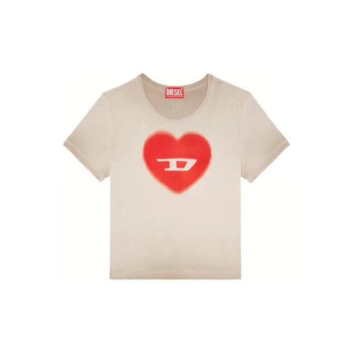 Diesel Diesel Oval-D Series Short Sleeve T-Shirt 0079 Size XS / US 0-2 / IT 36-38 - 2 Thumbnail