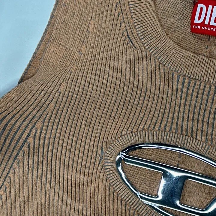 Diesel Diesel Oval-D Series Sleeveless Tank Top 0079 Size L / US 10 / IT 46 - 5 Thumbnail