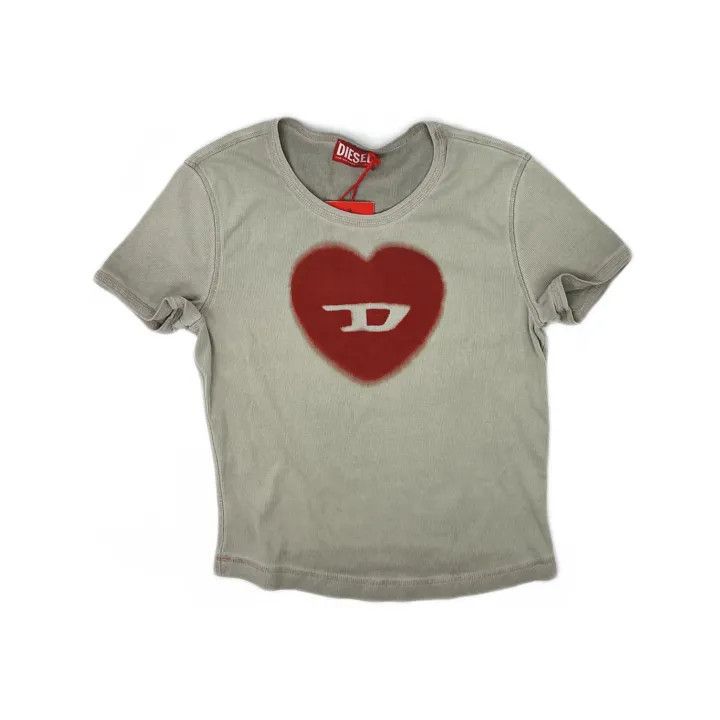 Diesel Diesel Short Sleeve Graphic Tee for Women 0079 Size M / US 6-8 / IT 42-44 - 2 Thumbnail
