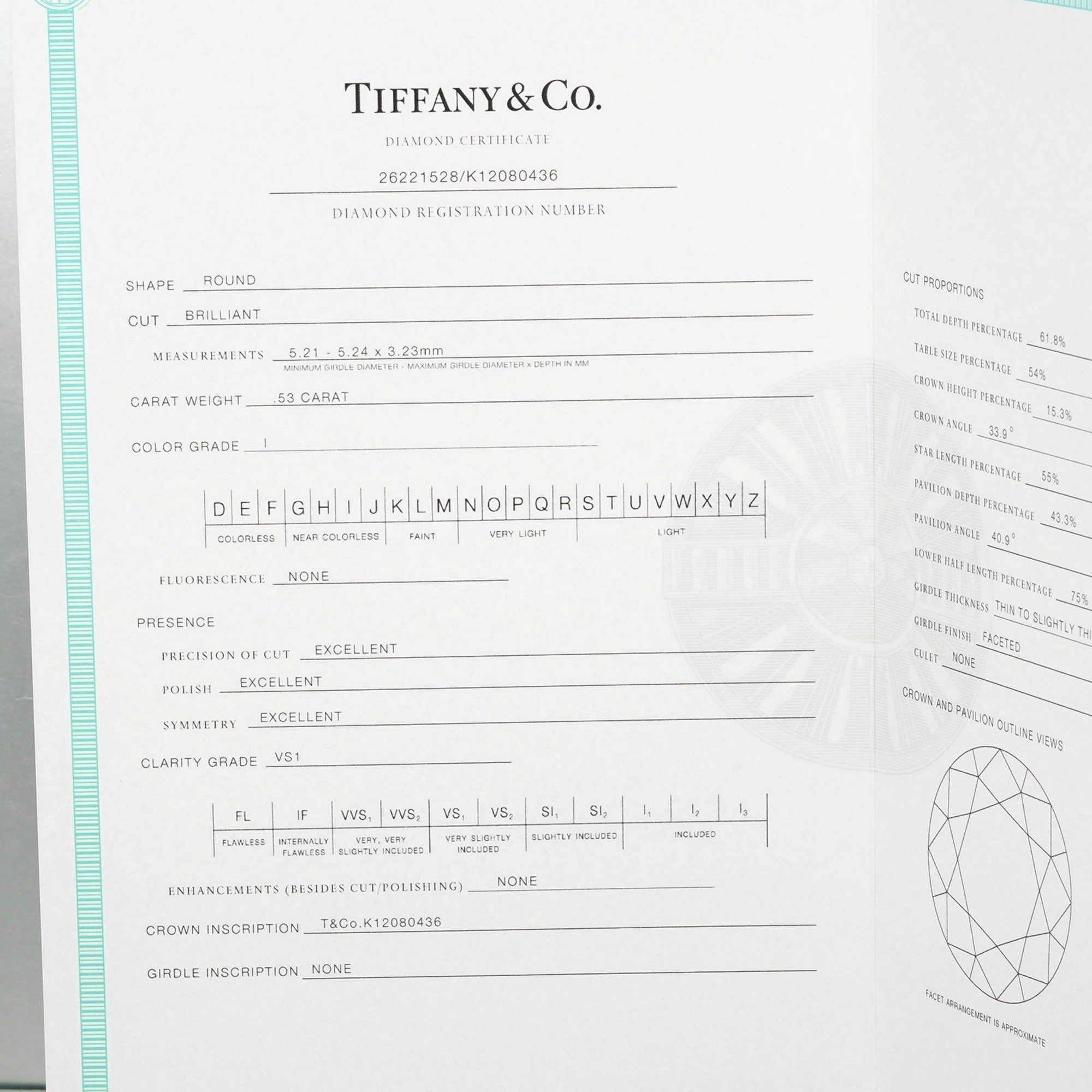 Tiffany & Co. Tiffany & Co Solitaire ring Size ONE SIZE - 8 Thumbnail
