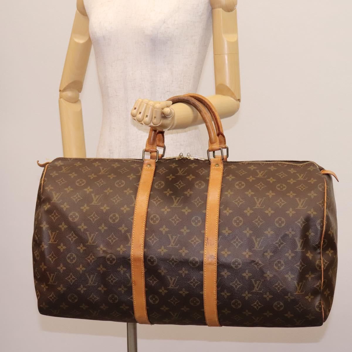 Louis Vuitton Louis Vuitton Keepall 55 travel Size ONE SIZE - 15 Thumbnail