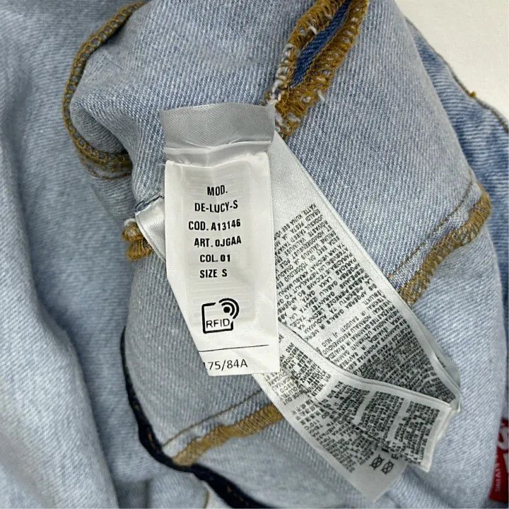 Diesel Diesel Oval-D Series Blue Denim Top 0079 Size S / US 4 / IT 40 - 3 Thumbnail