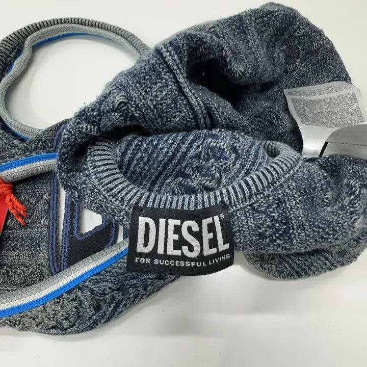 Diesel DIESEL Oval-D Series Blue Sleeveless Bodysuit 0079 Size XS / US 0-2 / IT 36-38 - 5 Thumbnail