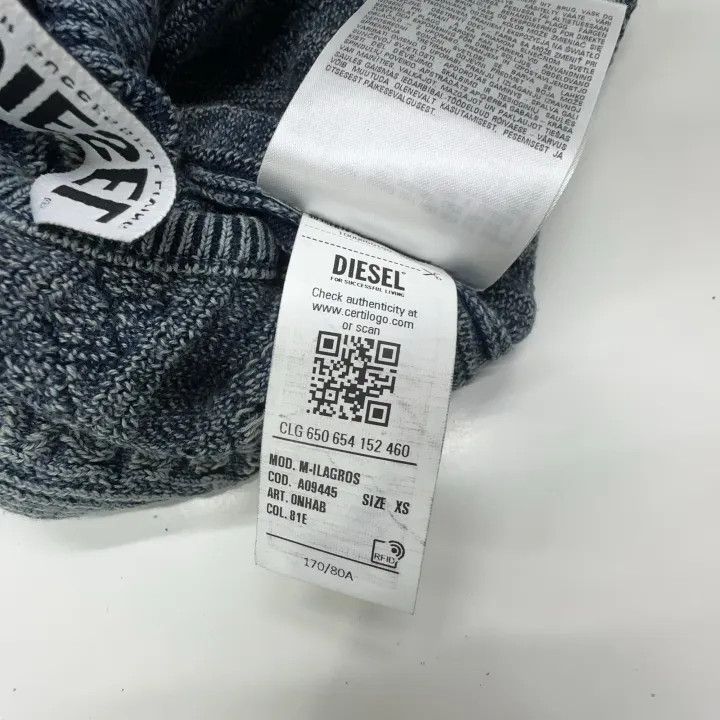 Diesel DIESEL Oval-D Series Blue Sleeveless Bodysuit 0079 Size XS / US 0-2 / IT 36-38 - 4 Thumbnail