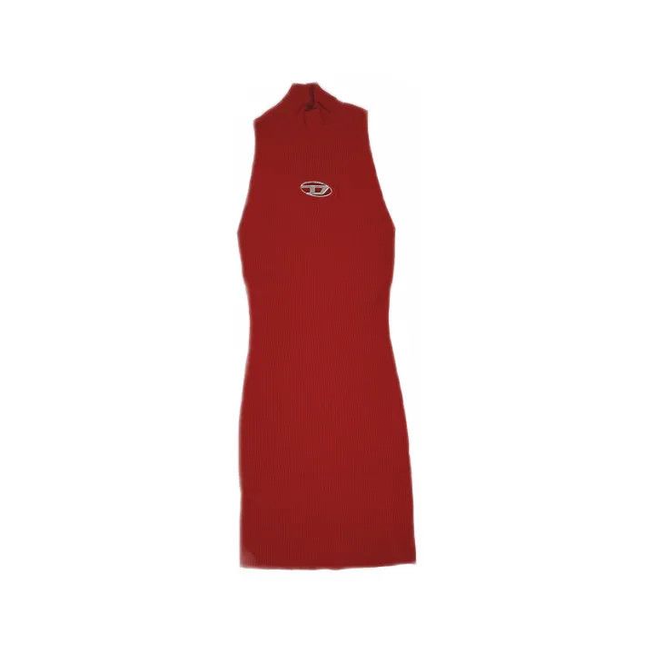 Diesel Diesel Y2K Sleeveless Red Dress for Women 0079 Size XS / US 0-2 / IT 36-38 - 2 Thumbnail