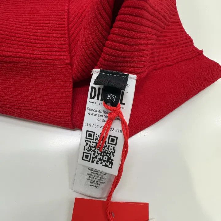 Diesel Diesel Y2K Sleeveless Red Dress for Women 0079 Size XS / US 0-2 / IT 36-38 - 5 Thumbnail