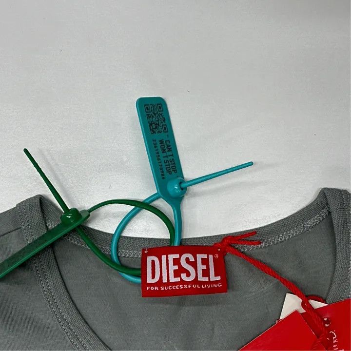 Diesel Diesel Oval-D Logo Short Sleeve Tee 0079 Size M / US 6-8 / IT 42-44 - 2 Thumbnail