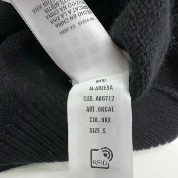 Diesel Diesel Black Long Sleeve Cashmere Sweater 0079 Size S / US 4 / IT 40 - 4 Thumbnail