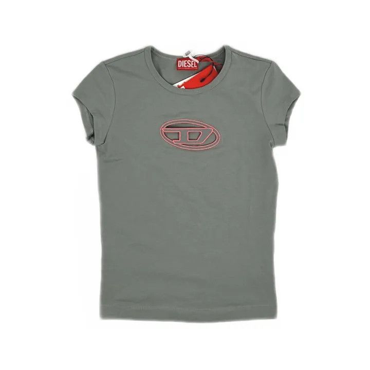 Diesel Diesel Oval-D Logo Short Sleeve T-Shirt 0079 Size S / US 4 / IT 40 - 2 Thumbnail
