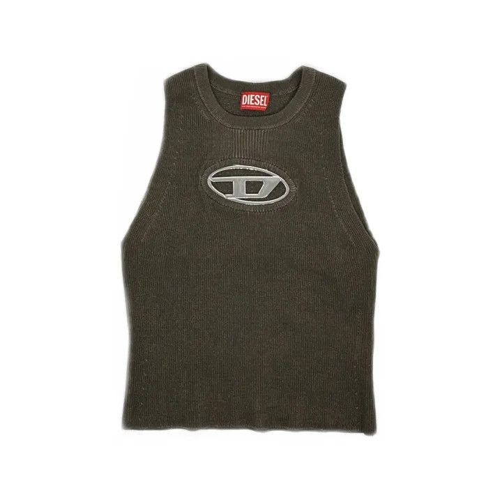 Diesel Diesel FW22 Metal Cutout Logo Tank Top 0079 Size L / US 10 / IT 46 - 2 Thumbnail