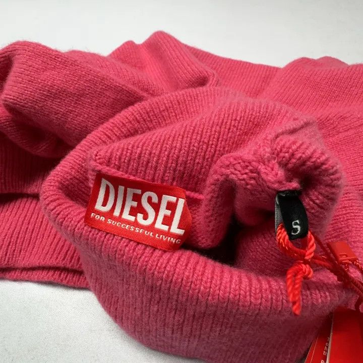 Diesel Diesel Oversized High Neck Short Sleeve Sweater 0079 Size S / US 4 / IT 40 - 4 Thumbnail