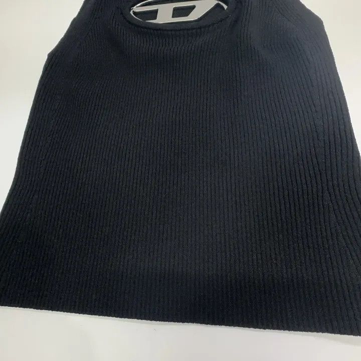 Diesel Diesel Black Sleeveless Logo Tank Top 0079 Size XS / US 0-2 / IT 36-38 - 10 Thumbnail