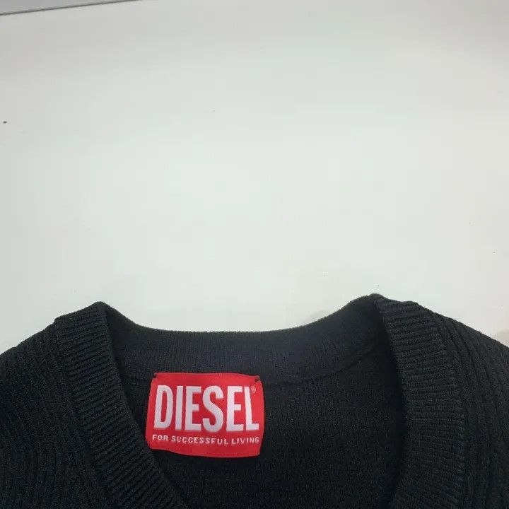 Diesel Diesel Black Sleeveless Logo Tank Top 0079 Size XS / US 0-2 / IT 36-38 - 5 Thumbnail