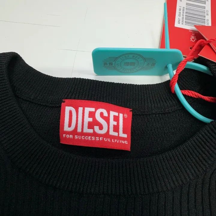 Diesel Diesel FW22 Black Sleeveless Logo Tank Top 0079 Size S / US 4 / IT 40 - 2 Thumbnail