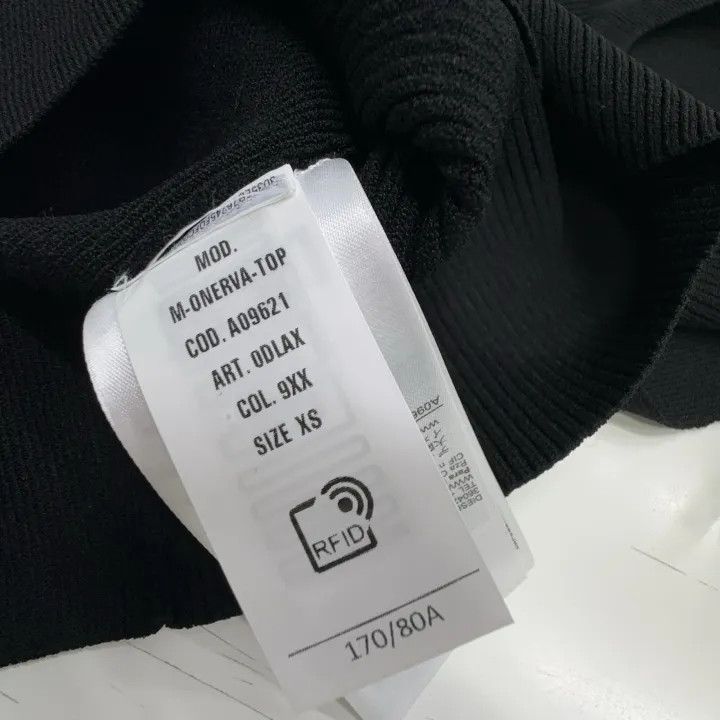 Diesel Diesel FW22 Hollow Logo Sleeveless Top 0079 Size XS / US 0-2 / IT 36-38 - 3 Thumbnail
