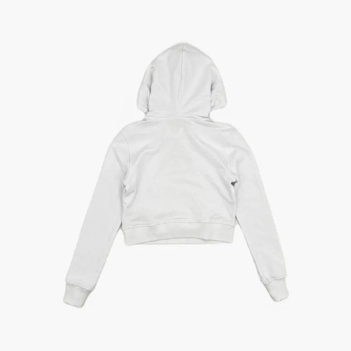 Diesel Diesel White Logo Hooded Long Sleeve Sweatshirt 0079 Size L / US 10 / IT 46 - 3 Thumbnail