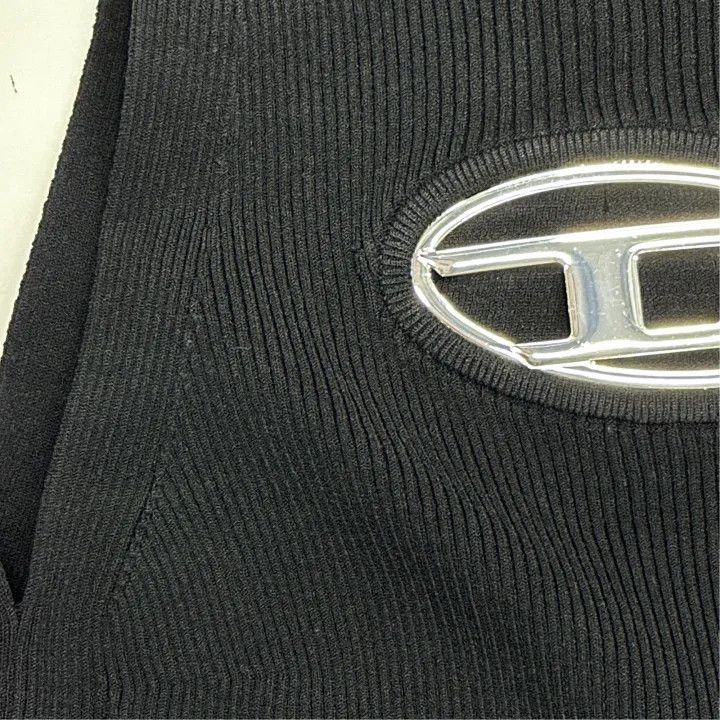 Diesel Diesel Black Sleeveless Logo Tank Top 0079 Size M / US 6-8 / IT 42-44 - 5 Thumbnail