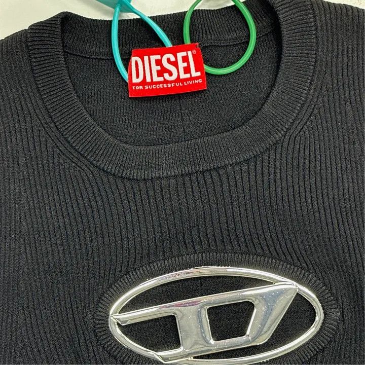 Diesel Diesel Black Sleeveless Logo Tank Top 0079 Size M / US 6-8 / IT 42-44 - 2 Thumbnail
