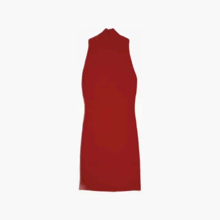 Diesel Y2K Red Sleeveless Bodycon Dress 0079 - www.ice4pros.com.br