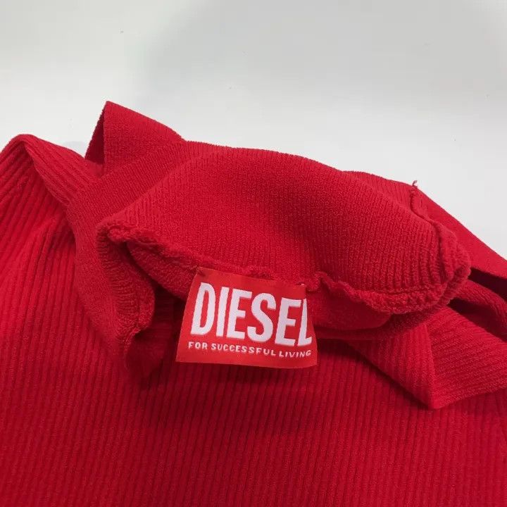 Diesel Diesel Y2K Red Sleeveless Bodycon Dress 0079 Size S / US 4 / IT 40 - 7 Thumbnail
