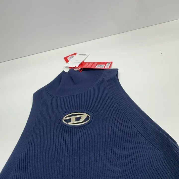 Diesel Diesel FW23 Blue Sleeveless Dress 0079 Size S / US 4 / IT 40 - 8 Thumbnail