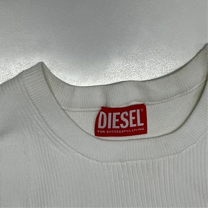Diesel Diesel Women's Sleeveless Logo Tank Top 0079 Size M / US 6-8 / IT 42-44 - 2 Thumbnail