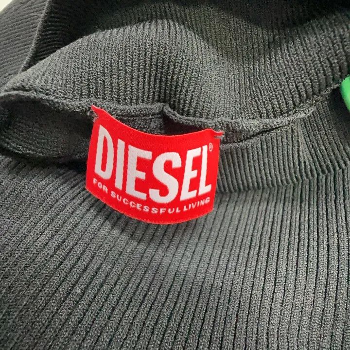 Diesel Diesel Black Sleeveless High Neck Dress 0079 Size S / US 4 / IT 40 - 2 Thumbnail