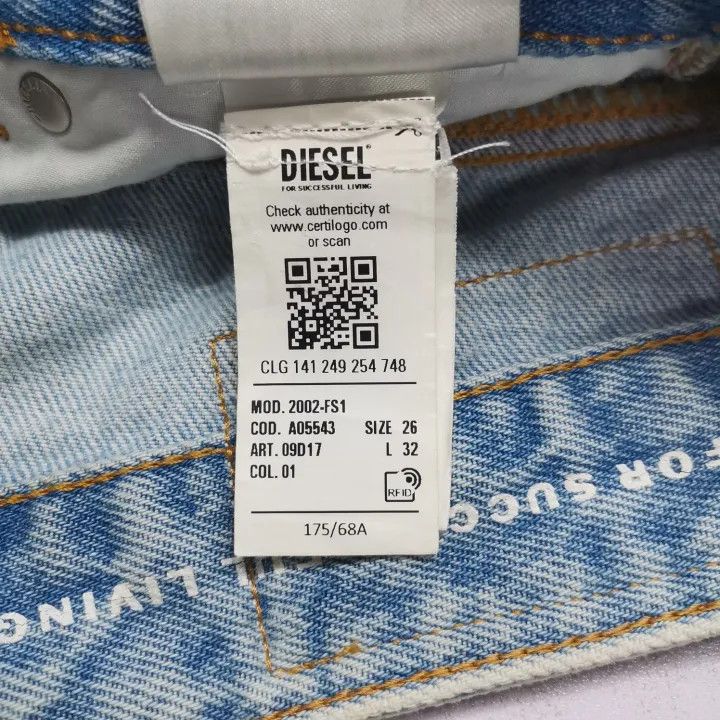 Diesel Diesel Women's Low Rise Casual Jeans 0079 Size 26" / US 2 / IT 38 - 4 Thumbnail
