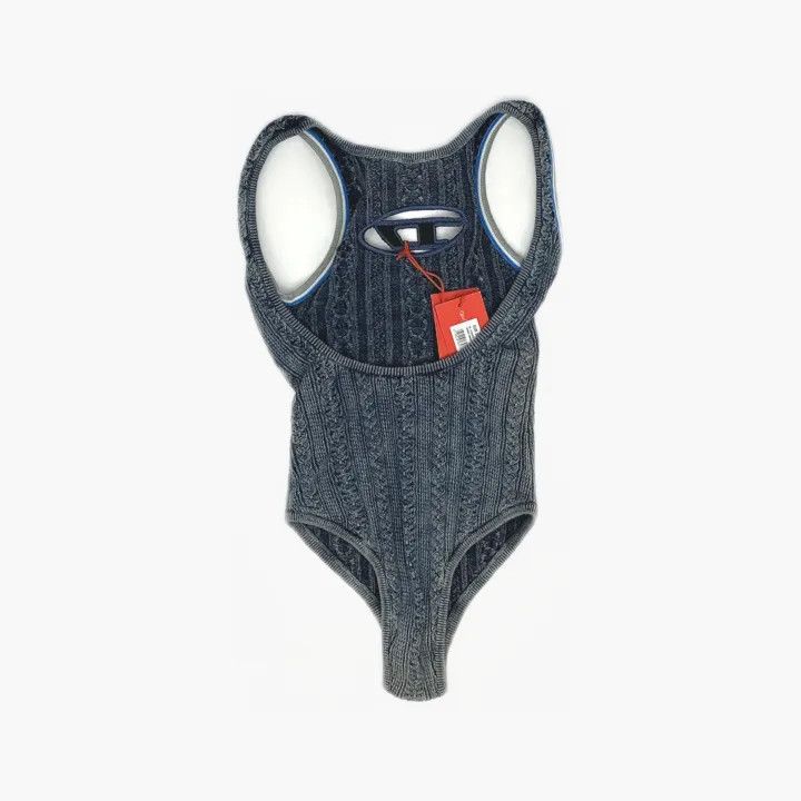 Diesel Diesel OVAL-D Series Sleeveless Bodysuit 0079 Size M / US 6-8 / IT 42-44 - 3 Thumbnail