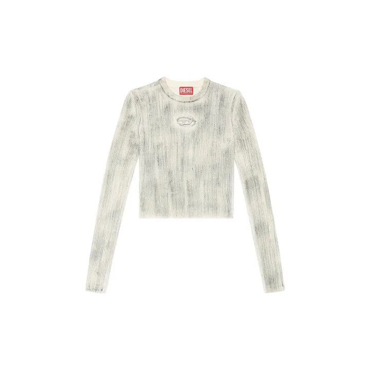 Diesel Diesel FW23 Long Sleeve Logo T-Shirt 0079 Size XS / US 0-2 / IT 36-38 - 2 Thumbnail