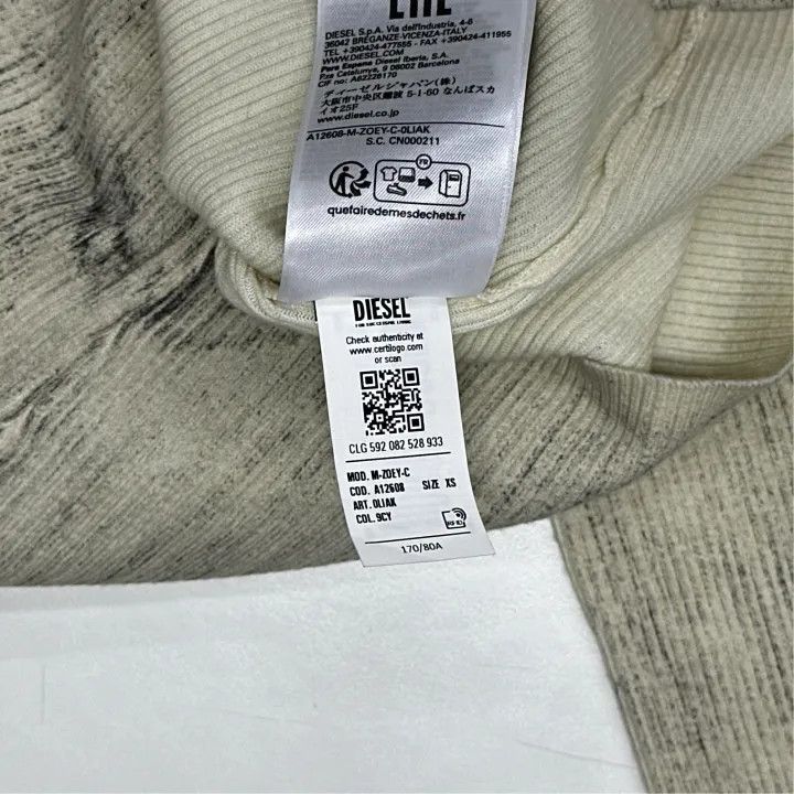 Diesel Diesel FW23 Long Sleeve Logo T-Shirt 0079 Size XS / US 0-2 / IT 36-38 - 4 Thumbnail