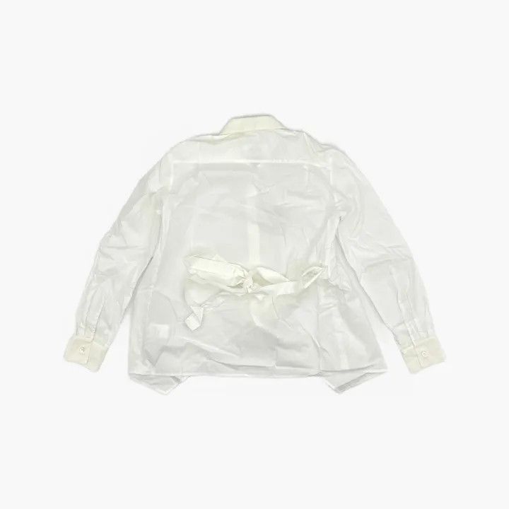 Maison Margiela MM6 Maison Margiela White Long Sleeve Shirt 0079 Size M / US 6-8 / IT 42-44 - 3 Thumbnail