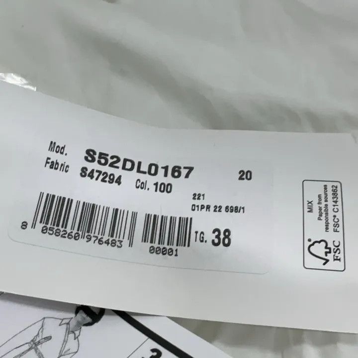 Maison Margiela MM6 Maison Margiela White Long Sleeve Shirt 0079 Size M / US 6-8 / IT 42-44 - 6 Thumbnail