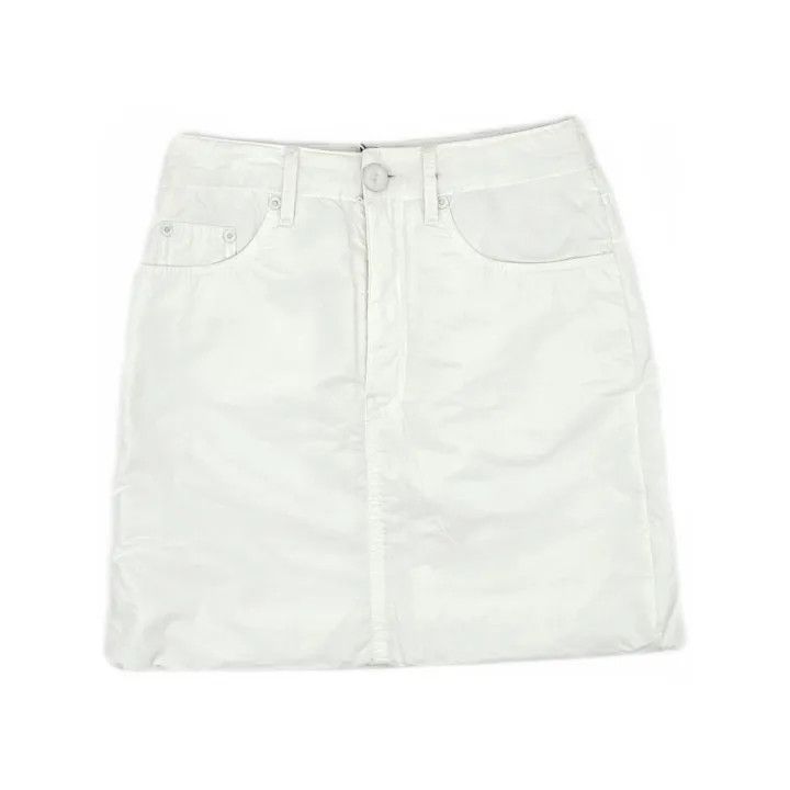 Maison Margiela MM6 Maison Margiela White High-Waisted Skirt 0079 Size 36" / US 14 / IT 50 - 2 Thumbnail