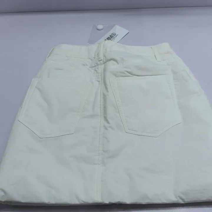 Maison Margiela MM6 Maison Margiela White High-Waisted Skirt 0079 Size 36" / US 14 / IT 50 - 6 Thumbnail