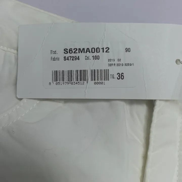 Maison Margiela MM6 Maison Margiela White High-Waisted Skirt 0079 Size 36" / US 14 / IT 50 - 5 Thumbnail