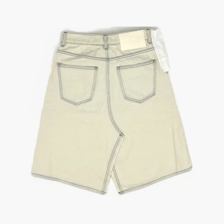 Maison Margiela MM6 Maison Margiela White Minimalist Denim Skirt 0079 Size 38" / US 16 / IT 52 - 3 Thumbnail