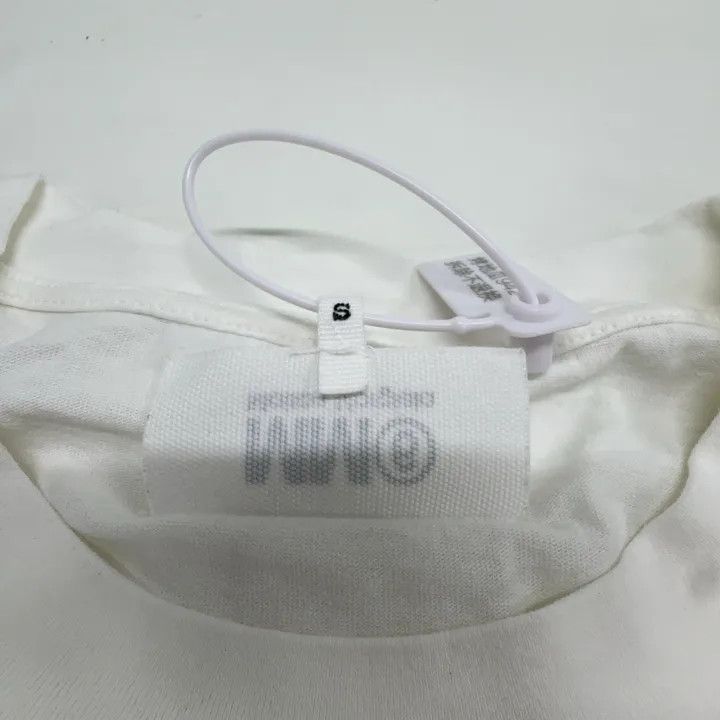 Maison Margiela MM6 Maison Margiela White Cropped T-Shirt 0079 Size S / US 4 / IT 40 - 5 Thumbnail