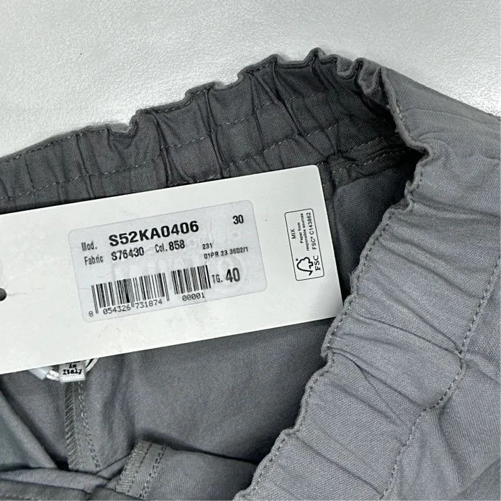 Maison Margiela MM6 Maison Margiela Gray Casual Drawstring Pants 0079 Size 40" / US 18 - 4 Thumbnail