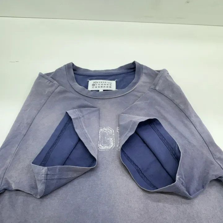 Maison Margiela Maison Margiela Logo Print Lilac T-Shirt 0079 Size S / US 4 / IT 40 - 8 Thumbnail