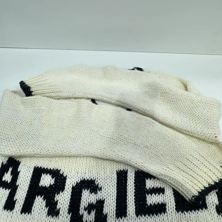 Maison Margiela MM6 Maison Margiela White Knit Sweater Women 0079 Size XS / US 0-2 / IT 36-38 - 7 Thumbnail
