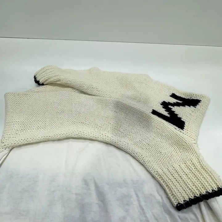 Maison Margiela MM6 Maison Margiela White Knit Sweater Women 0079 Size XS / US 0-2 / IT 36-38 - 12 Thumbnail