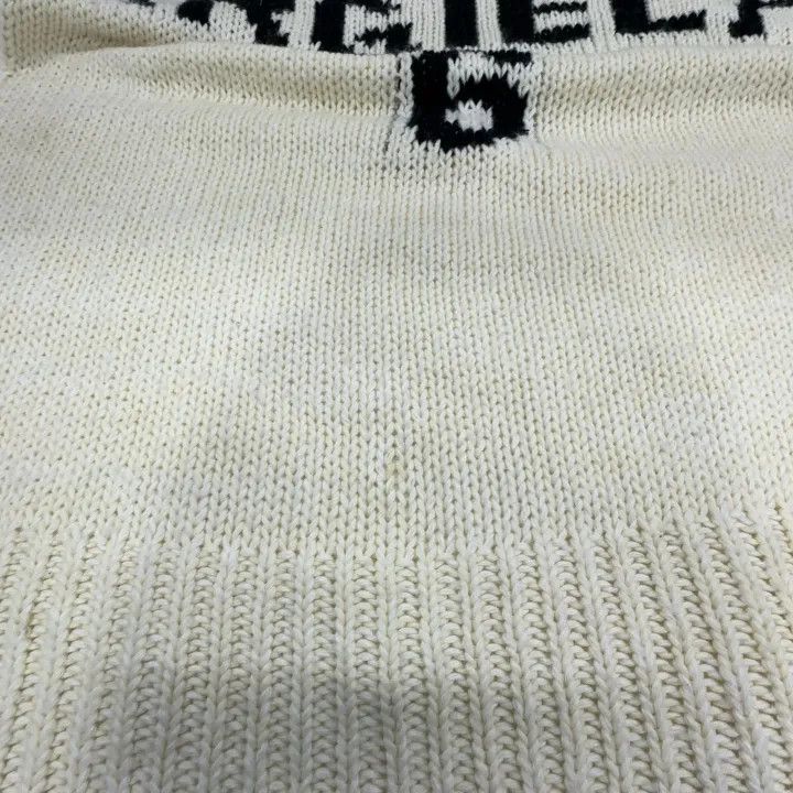 Maison Margiela MM6 Maison Margiela White Knit Sweater Women 0079 Size XS / US 0-2 / IT 36-38 - 10 Thumbnail