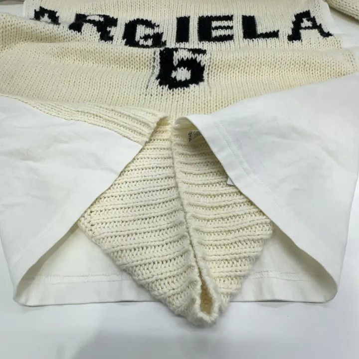 Maison Margiela MM6 Maison Margiela White Knit Sweater Women 0079 Size XS / US 0-2 / IT 36-38 - 11 Thumbnail