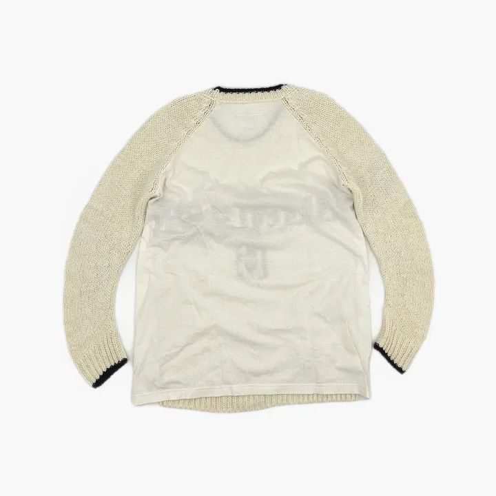 Maison Margiela MM6 Maison Margiela White Knit Sweater Women 0079 Size XS / US 0-2 / IT 36-38 - 3 Thumbnail
